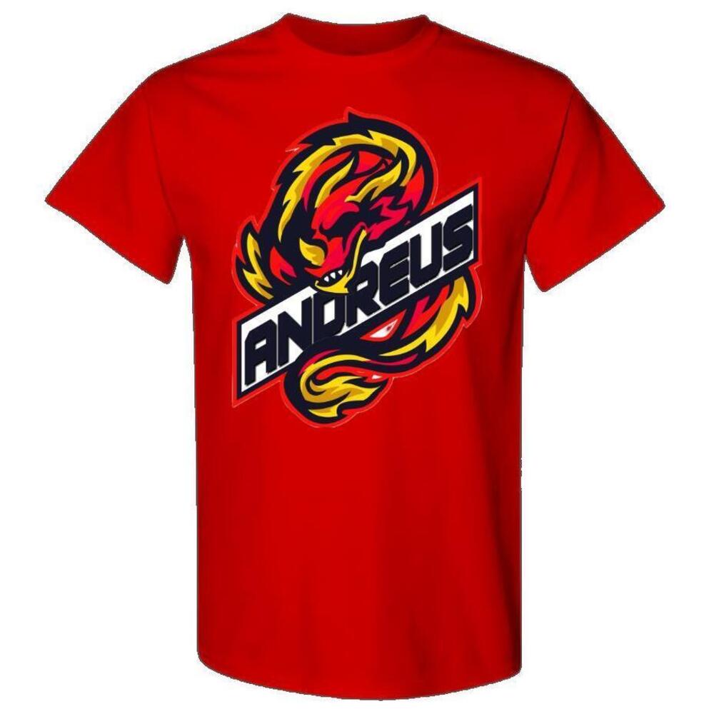 Andreus Dragon Full Red Shirt